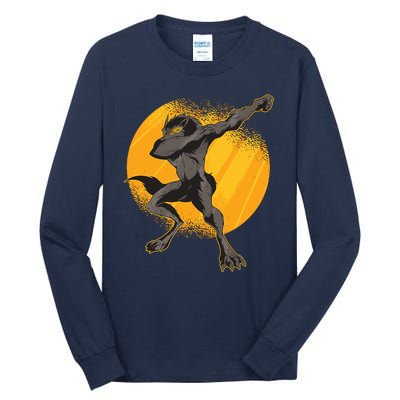 Dabbing Werewolf Tall Long Sleeve T-Shirt