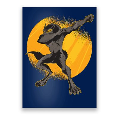 Dabbing Werewolf Poster