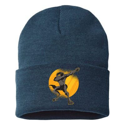 Dabbing Werewolf Sustainable Knit Beanie