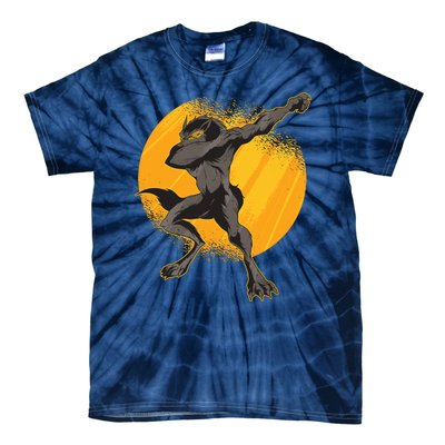 Dabbing Werewolf Tie-Dye T-Shirt