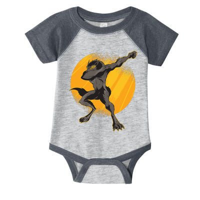 Dabbing Werewolf Infant Baby Jersey Bodysuit