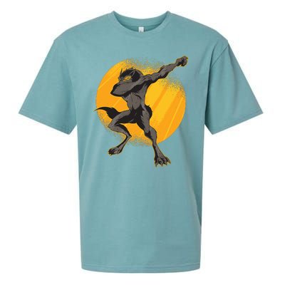 Dabbing Werewolf Sueded Cloud Jersey T-Shirt