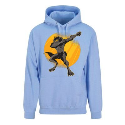 Dabbing Werewolf Unisex Surf Hoodie