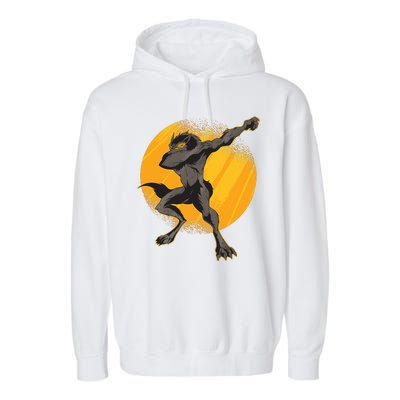 Dabbing Werewolf Garment-Dyed Fleece Hoodie