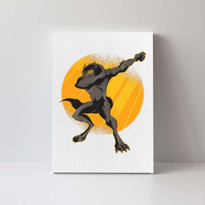 Dabbing Werewolf Canvas