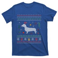 Dachshund Wiener Dog Ugly Christmas Gift Holiday Tee Cool Gift T-Shirt