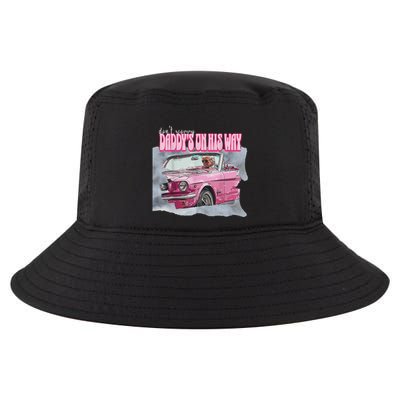 DonT Worry DaddyS On His Way Trump Pink Car 2024 Cool Comfort Performance Bucket Hat