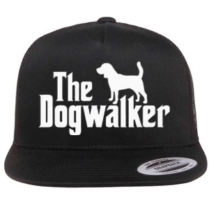 Dog Walker Dog Lover The Dogwalker Professional Dog Walkers Flat Bill Trucker Hat