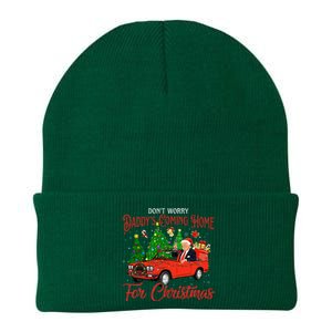 DonT Worry DaddyS Coming Home For Christmas Knit Cap Winter Beanie