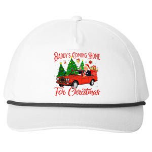 DonT Worry DaddyS Coming Home For Christmas Snapback Five-Panel Rope Hat