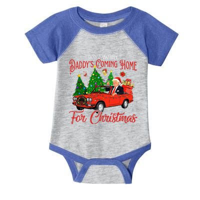 DonT Worry DaddyS Coming Home For Christmas Infant Baby Jersey Bodysuit