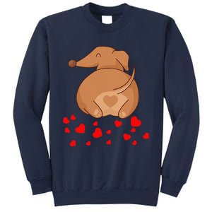 Dachshund Weenie Dog Lover Valentines Day For Funny Sweatshirt