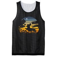 Dachshund Wiener Dog Sunset Garden Mesh Reversible Basketball Jersey Tank