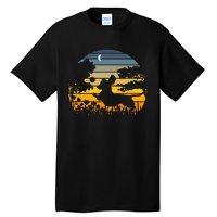 Dachshund Wiener Dog Sunset Garden Nature Lover Tall T-Shirt