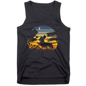 Dachshund Wiener Dog Sunset Garden Nature Lover Tank Top