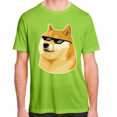 Doge With Deal With It Glasses Adult ChromaSoft Performance T-Shirt