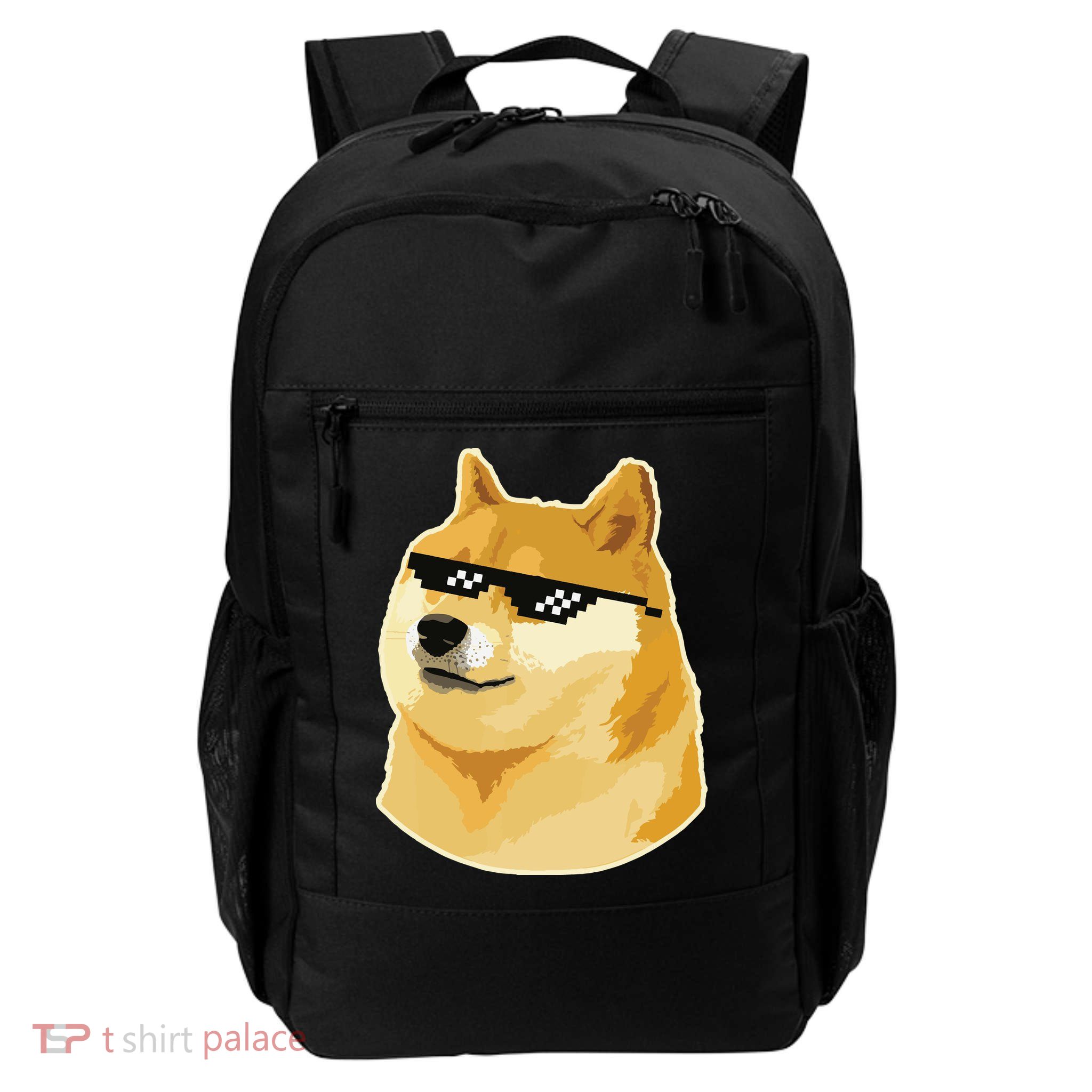 Doge With Deal With It Glasses Backpack
