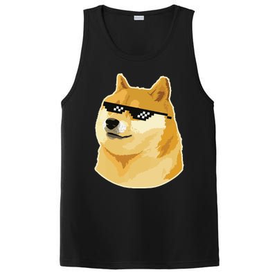 Doge With Deal With It Glasses PosiCharge Competitor Tank