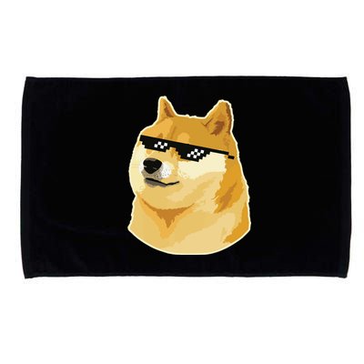 Doge With Deal With It Glasses Microfiber Hand Towel