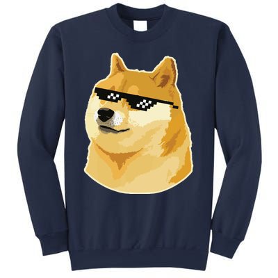 Doge With Deal With It Glasses Sweatshirt