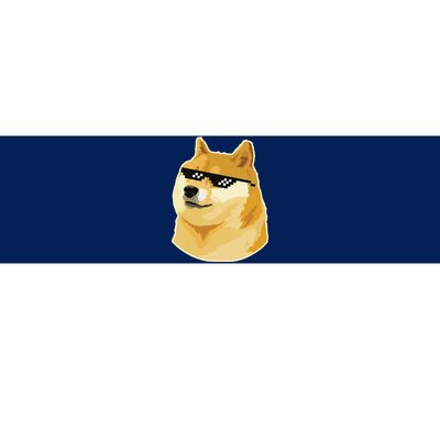 Doge With Deal With It Glasses Bumper Sticker