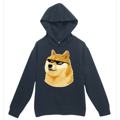 Doge With Deal With It Glasses Urban Pullover Hoodie