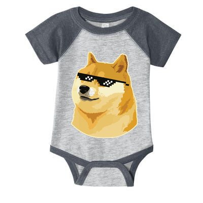 Doge With Deal With It Glasses Infant Baby Jersey Bodysuit