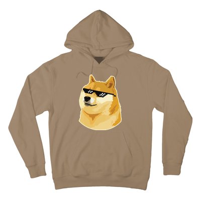 Doge With Deal With It Glasses Hoodie