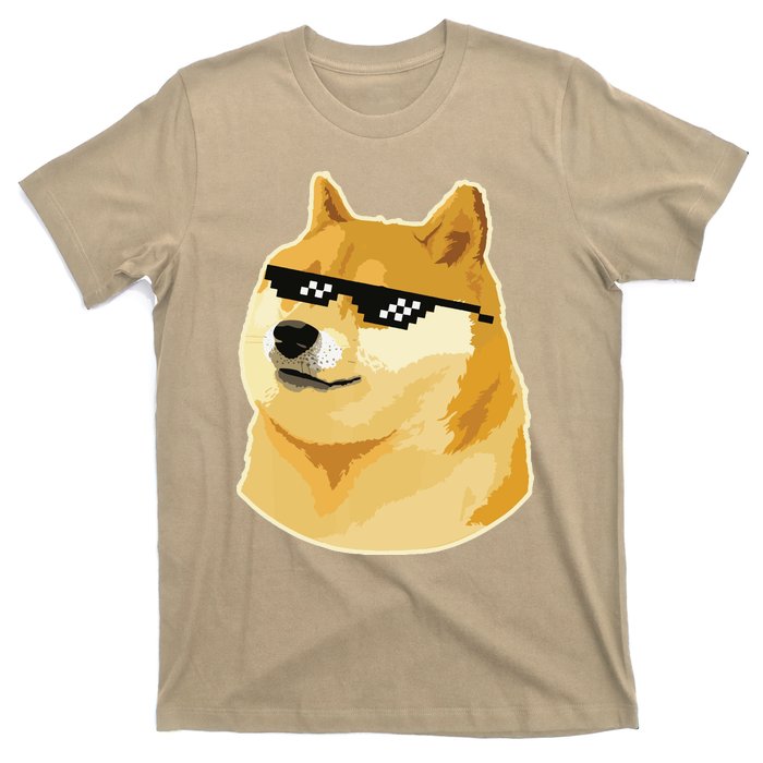 Doge With Deal With It Glasses T-Shirt