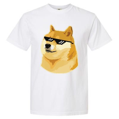 Doge With Deal With It Glasses Garment-Dyed Heavyweight T-Shirt