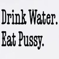 Drink Water Eat Pussy Flatbill Hat