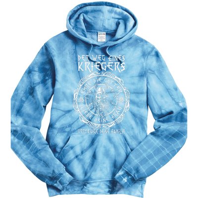 Der Weg eines Wikinger Kriegers Wikinger Spruch Tie Dye Hoodie