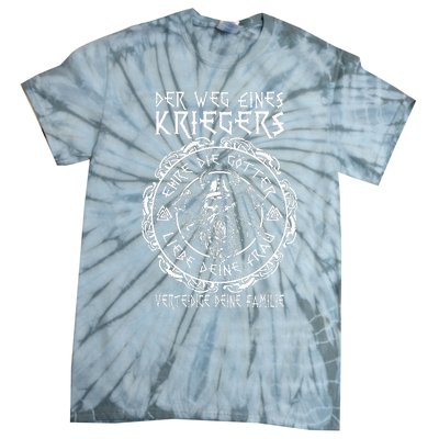 Der Weg eines Wikinger Kriegers Wikinger Spruch Tie-Dye T-Shirt