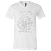 Der Weg eines Wikinger Kriegers Wikinger Spruch V-Neck T-Shirt