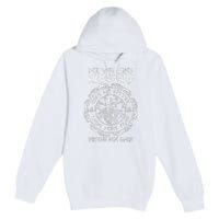 Der Weg eines Wikinger Kriegers Wikinger Spruch Premium Pullover Hoodie