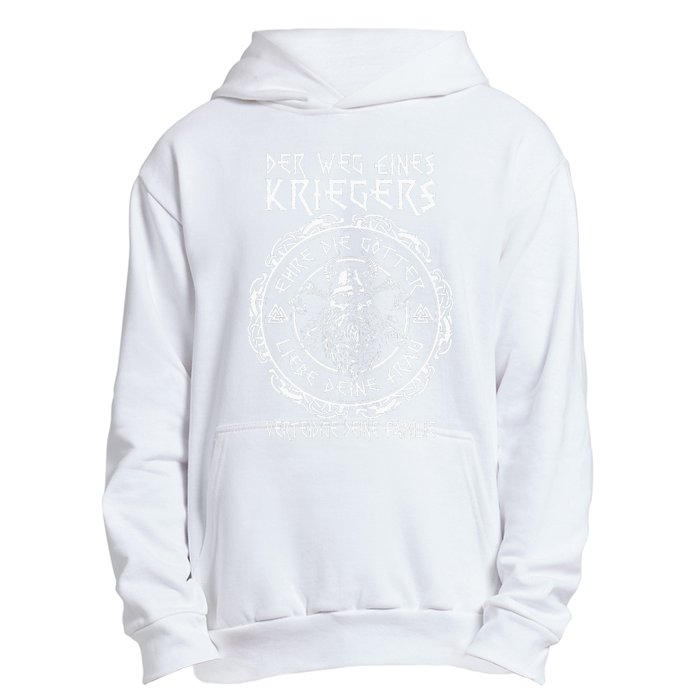 Der Weg eines Wikinger Kriegers Wikinger Spruch Urban Pullover Hoodie