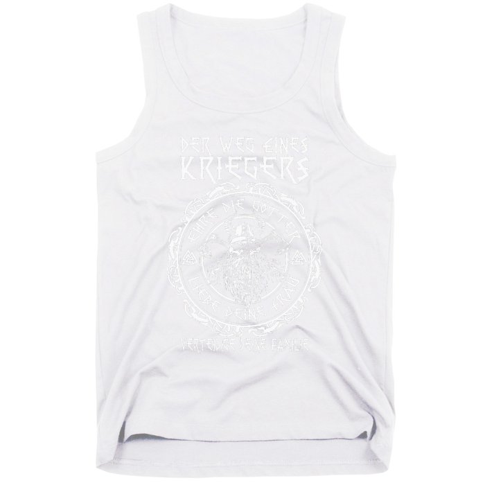 Der Weg eines Wikinger Kriegers Wikinger Spruch Tank Top