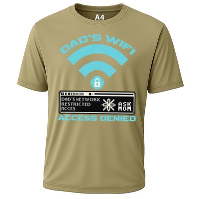 Dads Wifi Error Ask Mom Access Denied Cooling Performance Crew T-Shirt