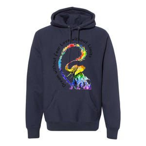 Dream Without Fear Love Without Limits Elephant Lgbt Premium Hoodie