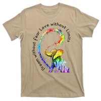 Dream Without Fear Love Without Limits Elephant Lgbt T-Shirt