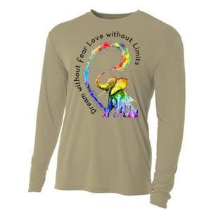 Dream Without Fear Love Without Limits Elephant Lgbt Cooling Performance Long Sleeve Crew