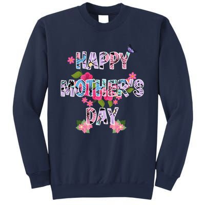 Day With Floral Mom Mommy Grandma Sweatshirt