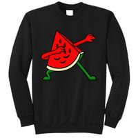 Dabbing Watermelon Fruitarian Lover Summer Fruit Slice Seeds Sweatshirt