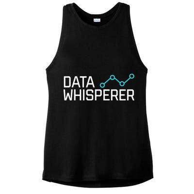 Data Whisperer Funny Science Analyst Software Engineer Ladies PosiCharge Tri-Blend Wicking Tank