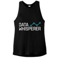 Data Whisperer Funny Science Analyst Software Engineer Ladies PosiCharge Tri-Blend Wicking Tank