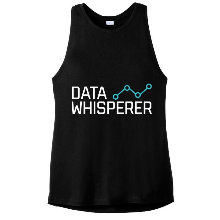 Data Whisperer Funny Science Analyst Software Engineer Ladies PosiCharge Tri-Blend Wicking Tank