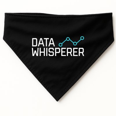 Data Whisperer Funny Science Analyst Software Engineer USA-Made Doggie Bandana