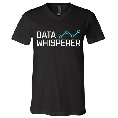 Data Whisperer Funny Science Analyst Software Engineer V-Neck T-Shirt
