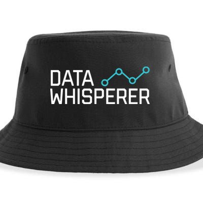 Data Whisperer Funny Science Analyst Software Engineer Sustainable Bucket Hat