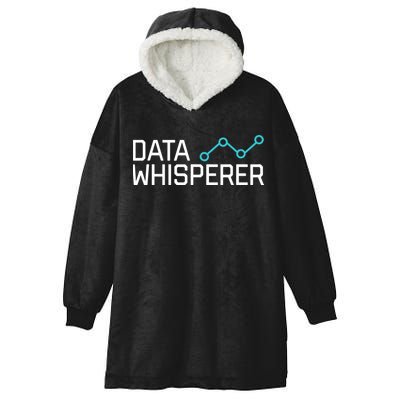 Data Whisperer Funny Science Analyst Software Engineer Hooded Wearable Blanket